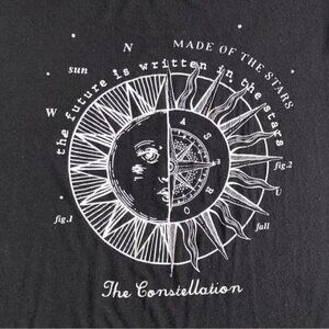 Dirtee Laundry The Constellation Tie Front T-Shirt - Women S